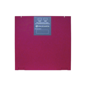 Gabinete para dos baterías de respaldo de 26 AH. Para aplicaciones en sistemas de detección de incendio (FAS).