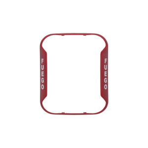 Bisel para Sirenas, Estrobos y Sirenas-Estrobos de Montaje en pared / Color Rojo / Texto en Español / Paquete con 5 Piezas